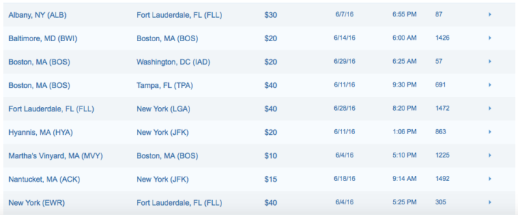 Deal Alert: JetBlue Flash Fares From $10 One Way