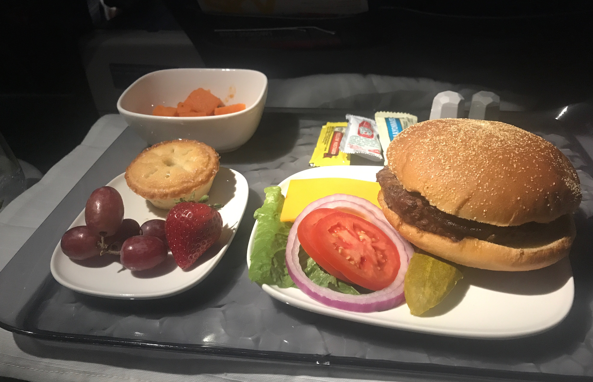 Delta First Class Hamburger Lunch - Points Miles & Martinis1950 x 1258