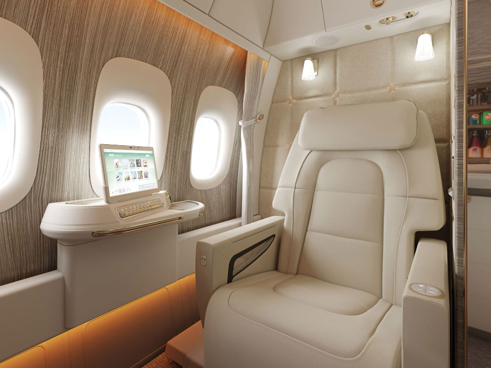 Emirates 777 New First Class Suite Is Pretty Sweet Points Miles