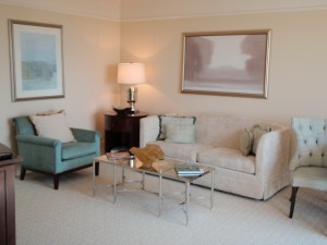 a living room with a couch and a coffee table