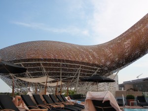 a large whale shaped structure