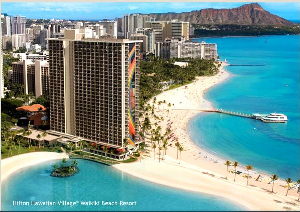 a high angle view of a beach and a city