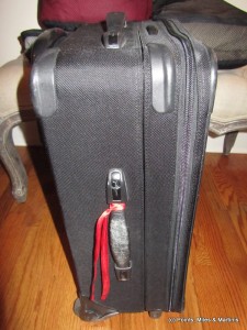 a close-up of a suitcase
