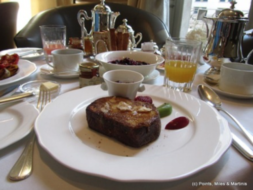 a plate of food on a table