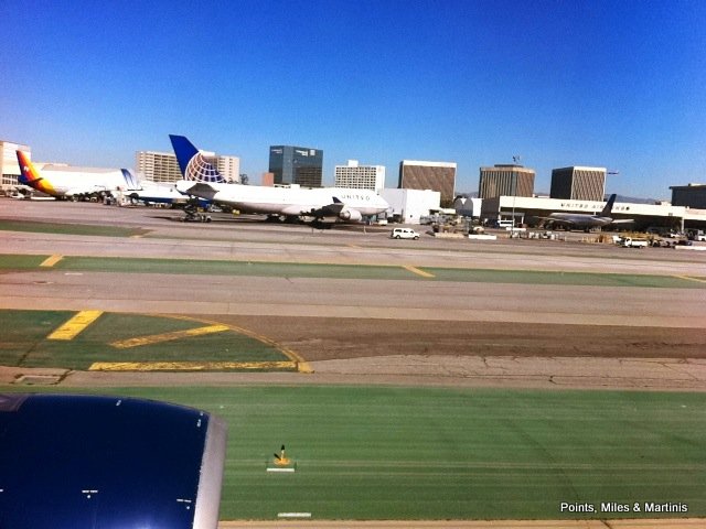 airplanes on the runway