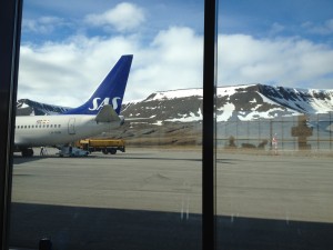 a plane parked on the tarmac