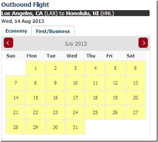 Delta LAX to HNL 11