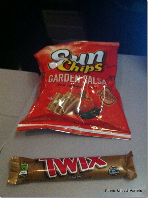 Snacks in Delta Flight