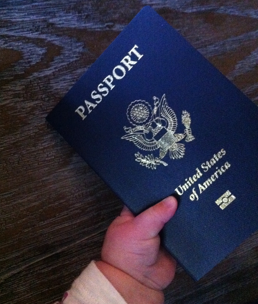 a hand holding a passport