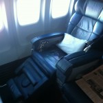 Delta 757 Business Elite Seat Fully Reclined