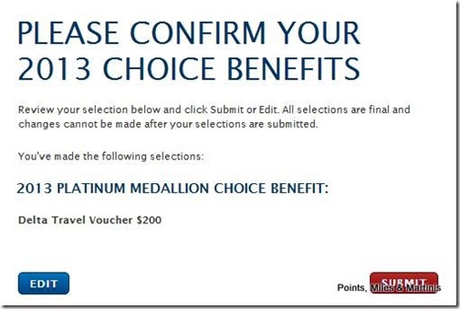 Delta Platinum Choice Benefit Confirmation