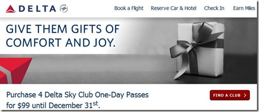 Delta SkyClub One-Day Pass Discount