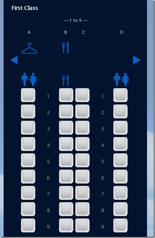 Delta lie flat domestic route ATL to DTW