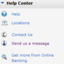 a screenshot of a help center