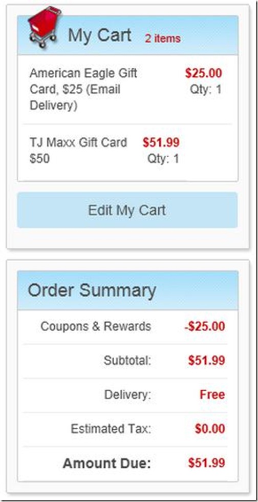 Updated Staples Cart After 25 Off Discount