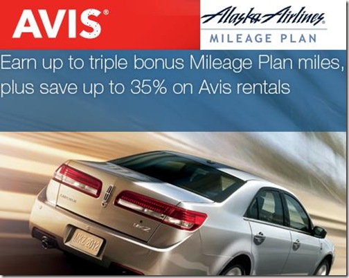 Avis Alaska Airlines Promotion