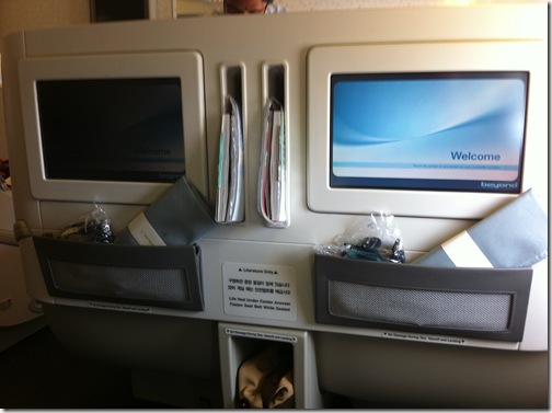 Korean Air Business Entertainment