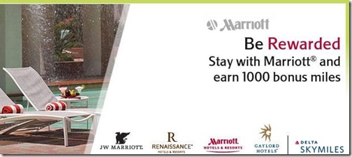 Marriott 1000 Bonus Miles Promotion