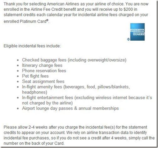 Note from Amex 100k Offer re 200 credit