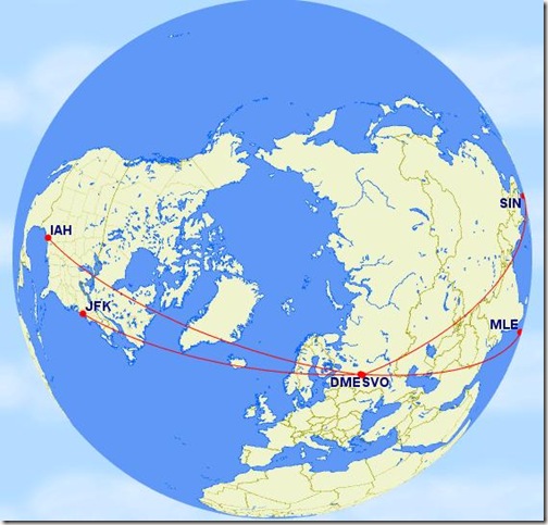 Russia transit routes to Maldives or Singapore