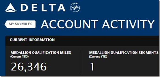 Delta Silver Status In One Flight
