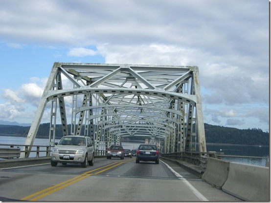 Drive over Bridge to Olympic National Park