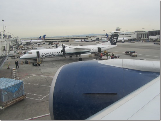 Delta LAX 777 Gate Departure View