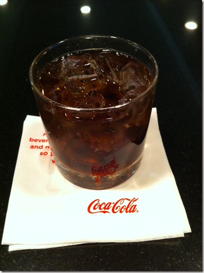Coca Cola in Delta Sky Club