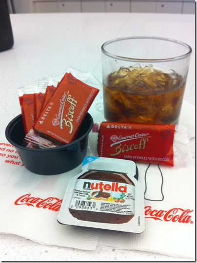 Delta Sky Club Biscoff and Nutella Snack