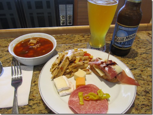 American Airlines Premium Lounge Meal