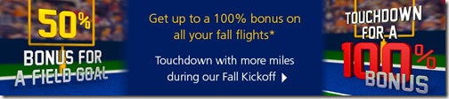 Fall 2013 US Air 100 percent bonus