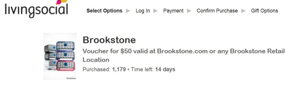 living social 50 voucher brookstone points miles martinis