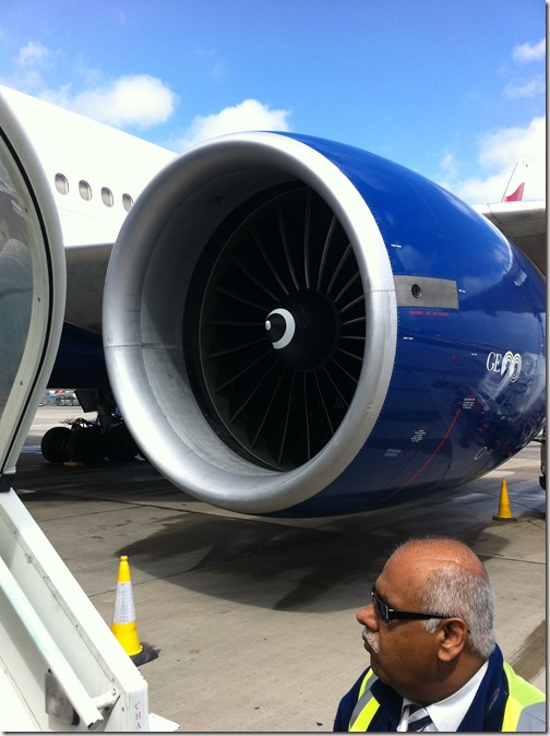 British Airways 777 Engine