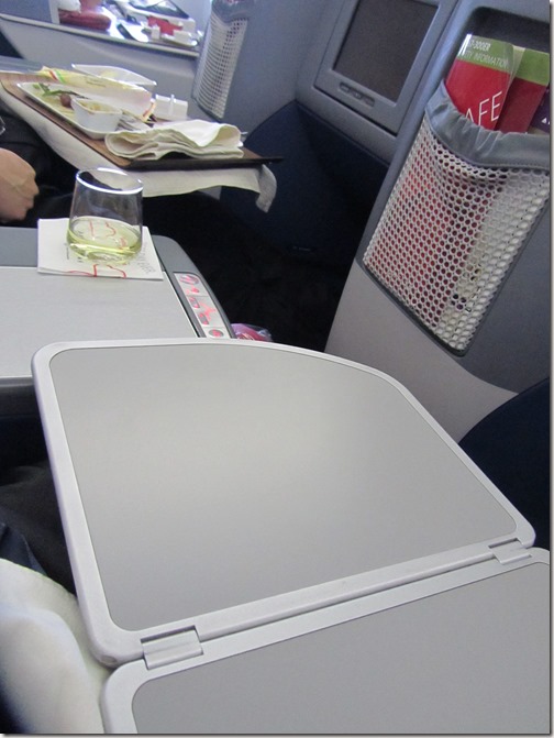 Delta Business Elite Tray Table Flaw