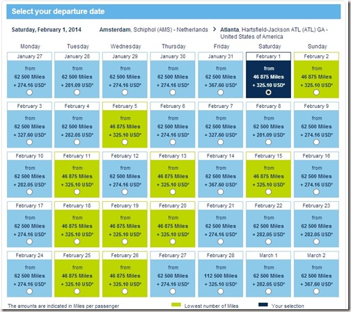 Air France Flying Blue Promo Award To Atlanta February