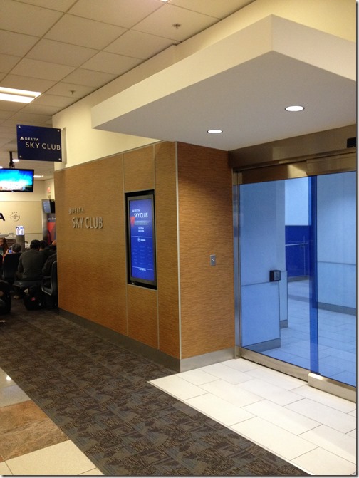 Delta Atlanta Terminal D SkyClub Entrance
