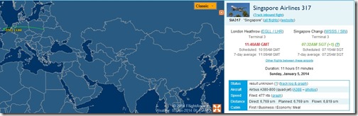Singapore Air Flight 317 Diverted