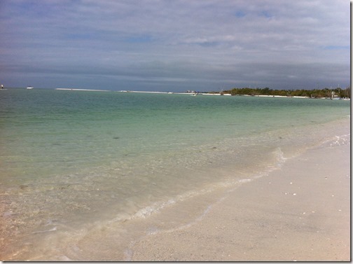 Bick Hickory Island Beach View Right With little Waves