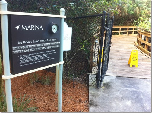 Hyatt Bonita Springs Walkway to Docks