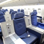 a row of seats in an airplane