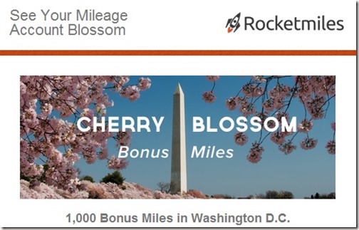 Rocketmiles 2014 1k Bonus