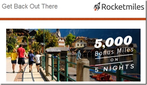 Rocketmiles 2014 5k bonus