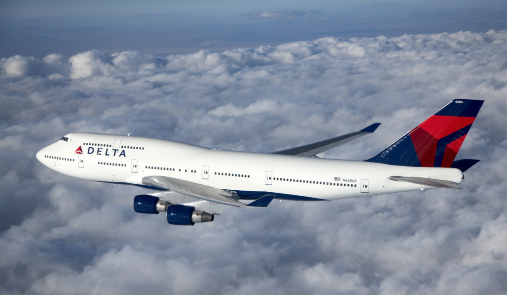 Delta 747 Domestic Flight Repositioning Route