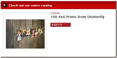Shutterfly 100 Pictures for 5 points