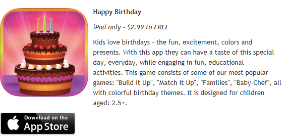 happy birthday free app friday pmm