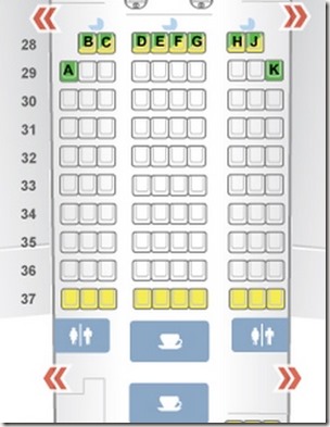 ba seat map 747