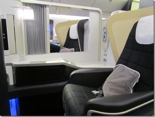 British Airways First Class Cabin