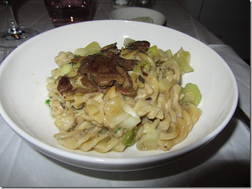 British Airways First Class Pasta Dish 3