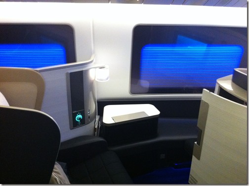 British Airways First Class Seat 2A 4