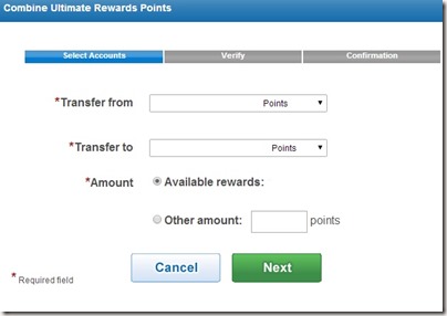 Chase Transfer Option Between Accounts